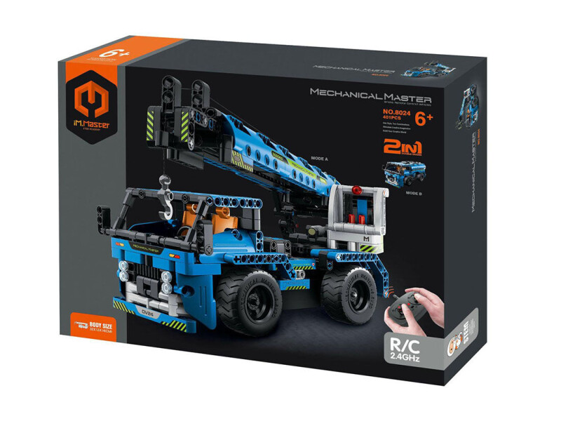 iM.Master Stavebnice auto nákladní jeřáb RC 2v1